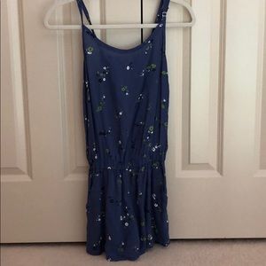 Splendid blue floral romper